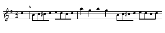 Primrose Polka - staff notation