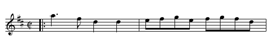 Prince Adolphus fancy - staff notation