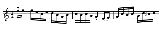Prince Alberts -- Hornpipe - staff notation