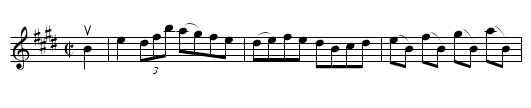 PRINCE ALFRED'S HORNPIPE - staff notation