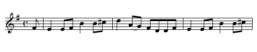 PRINCE CHARLIE - staff notation