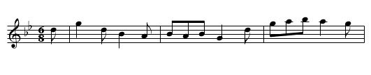 Prince Edward's Jigg - staff notation
