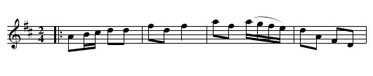 Prince Ferdinand - staff notation