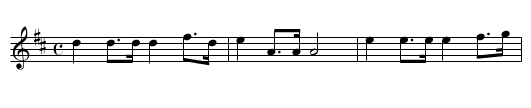 Prince Fredrick's March. - staff notation