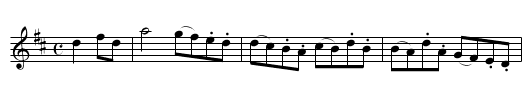 Prince of Brunswick's. ThoH.091, The - staff notation