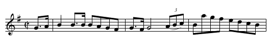 Prince of Wales's March. BC.25, The - staff notation