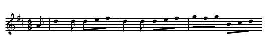 Prince Regent. JMT093 - staff notation