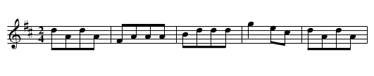 Princes Favourite, The  - staff notation
