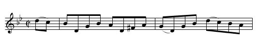 PRINCESS BEATRICE HORNPIPE - staff notation