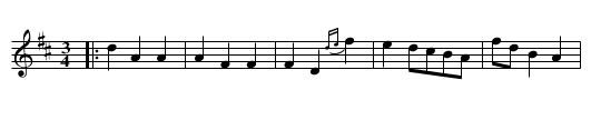 Princess Charlotte Augusta's Minuet - staff notation