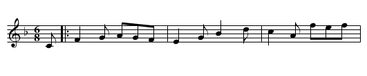 Princess Margaret's Jig - staff notation