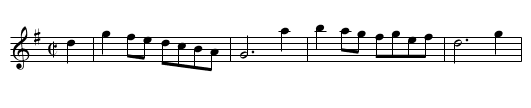 Princess of Wales March. SenH.041 - staff notation