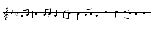 Princess Royal. JaW.303 - staff notation