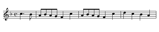 Princess Royal Morris Jig - staff notation