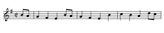 Princess Royal - staff notation