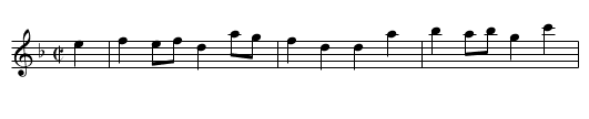Princess Royal - staff notation