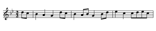 Princess Royal - staff notation
