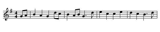 Princess Royal - staff notation