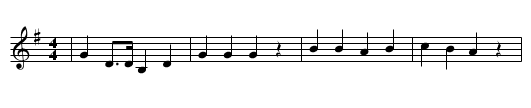 Prinz Eugen vor Ryssel - staff notation