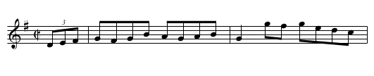 Proudlock's Hornpipe - staff notation