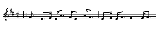 Provost Dawson's Favourite - staff notation