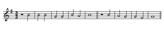 Psalm No. 1. JWDM.51 - staff notation