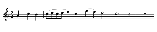 (Psalm) Pm 40 N.V. (New Version) - staff notation