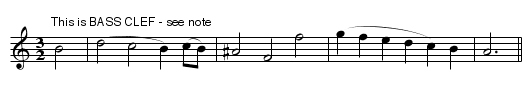 (Psalm) PS 2? ?? - staff notation