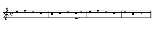 Punch Alive - staff notation