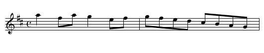 Punchanello. THO2.149 - staff notation