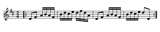 Punch's Wedding - staff notation