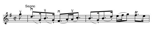 Push About the Jorum -- Strathspey - staff notation