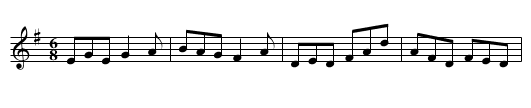 Push About the Jugg - staff notation