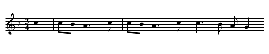 Put down your stick - Treise - staff notation