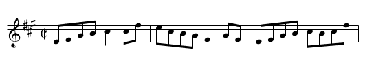 Put Me in a Box - staff notation