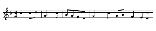 Qi bai ma - staff notation