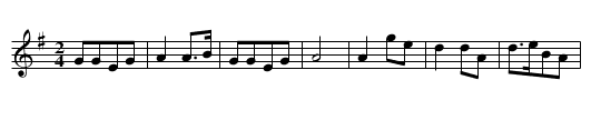 Qiao qing lang - staff notation