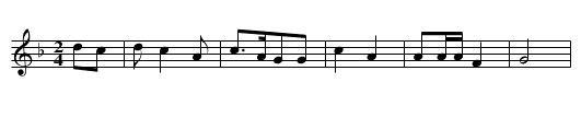 Qigai diao - staff notation