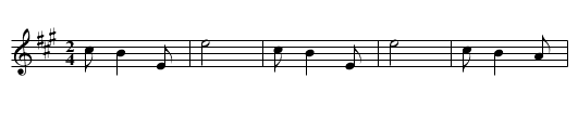 Qing ge - staff notation