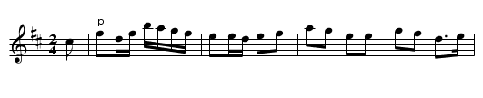 Quadrill from Manchester. CJF.082 - staff notation