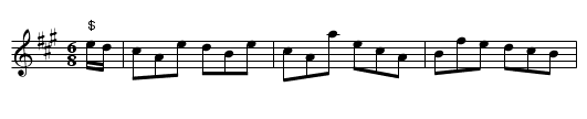 Quadrill from Watson's Book. CJF.084 - staff notation