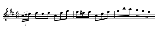 Quadrille Or Virginia Reel - staff notation