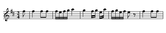 Quadrille - staff notation