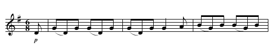 QUADRILLE - staff notation