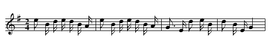 Quanlang canjun - staff notation
