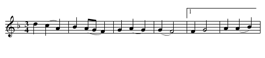 Quant li loussignolz jolis - staff notation
