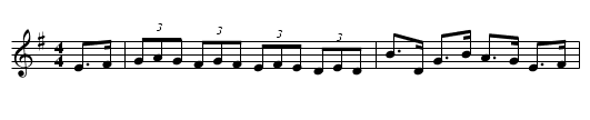Quarrelsome piper, The - staff notation