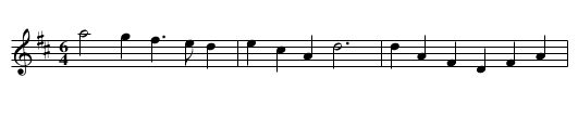 Queen Ann's Coronation Day. PFD2.040 - staff notation
