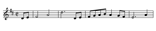Queen Carolina. WCD3/1.053 - staff notation