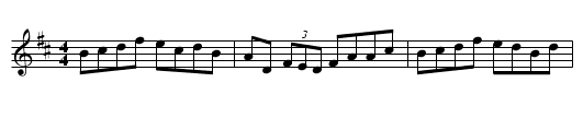 Queen of the May - staff notation